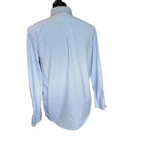 Size Medium Vineyard Vines Blue Check Classic Fit Tucker Shirt Long Sleeve